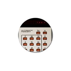 Vintage Calculator Golf Ball Marker (4 Pack) by Sudhe