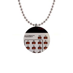 Vintage Calculator 1  Button Necklace by Sudhe