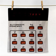 Vintage Calculator Face Towel by Sudhe