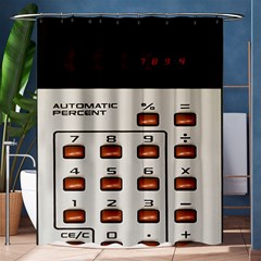 Vintage Calculator Shower Curtain 60  X 72  (medium)  by Sudhe