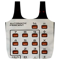 Vintage Calculator Full Print Recycle Bag (xl) by Sudhe