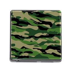 Green Military Vector Pattern Texture Memory Card Reader (square 5 Slot) by Sudhe