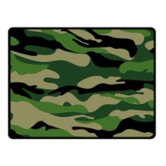 Green Military Vector Pattern Texture Fleece Blanket (small) by Sudhe