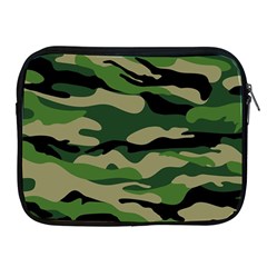 Green Military Vector Pattern Texture Apple Ipad 2/3/4 Zipper Cases by Sudhe