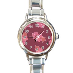 Plumelet Pen Ethnic Elegant Hippie Round Italian Charm Watch by Sudhe