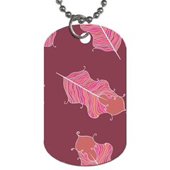 Plumelet Pen Ethnic Elegant Hippie Dog Tag (one Side) by Sudhe