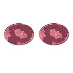 Plumelet Pen Ethnic Elegant Hippie Cufflinks (oval) by Sudhe