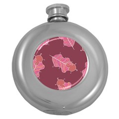 Plumelet Pen Ethnic Elegant Hippie Round Hip Flask (5 Oz) by Sudhe