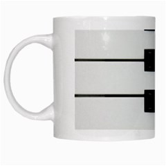 Keybord Piano White Mugs by Sudhe