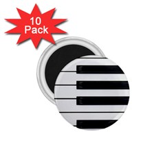 Keybord Piano 1 75  Magnets (10 Pack)  by Sudhe