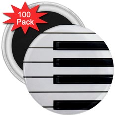 Keybord Piano 3  Magnets (100 Pack) by Sudhe