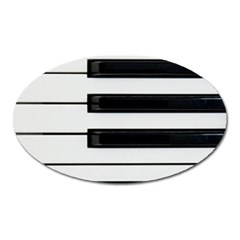 Keybord Piano Oval Magnet