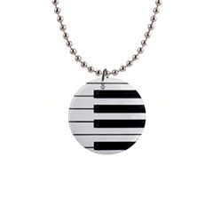 Keybord Piano 1  Button Necklace by Sudhe