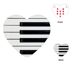 Keybord Piano Playing Cards (heart) by Sudhe