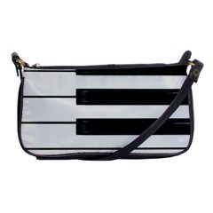 Keybord Piano Shoulder Clutch Bag by Sudhe