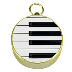 Keybord Piano Gold Compasses by Sudhe