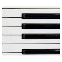 Keybord Piano Double Sided Flano Blanket (small)  by Sudhe