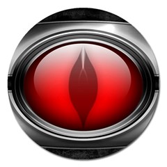 Red Eye Magnet 5  (round)