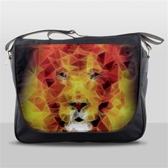 Fractal Lion Messenger Bag by Sudhe