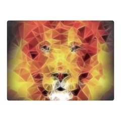 Fractal Lion Double Sided Flano Blanket (mini)  by Sudhe