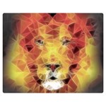 Fractal Lion Double Sided Flano Blanket (Medium)  60 x50  Blanket Front