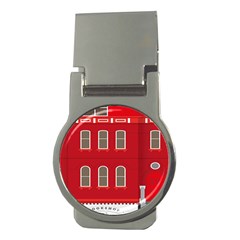 Red House Money Clips (round)  by Sudhe