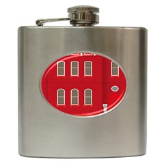 Red House Hip Flask (6 Oz) by Sudhe