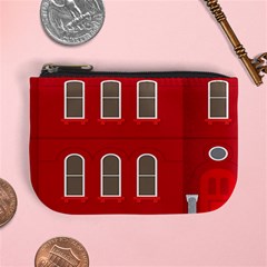 Red House Mini Coin Purse by Sudhe