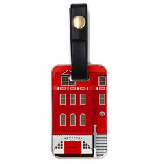 Red House Luggage Tags (one Side)  by Sudhe