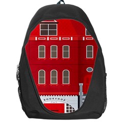 Red House Backpack Bag by Sudhe