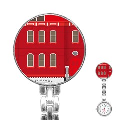 Red House Stainless Steel Nurses Watch by Sudhe