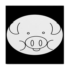 Pig Logo Tile Coasters