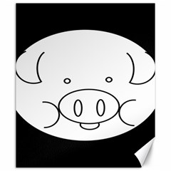 Pig Logo Canvas 20  X 24  by Sudhe