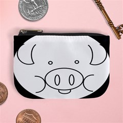 Pig Logo Mini Coin Purse by Sudhe