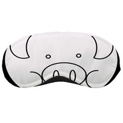 Pig Logo Sleeping Masks by Sudhe