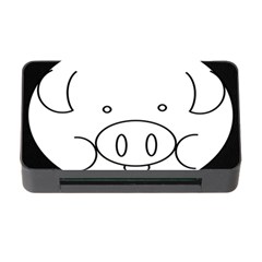 Pig Logo Memory Card Reader With Cf by Sudhe