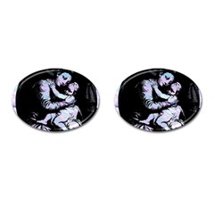 Mother Mary Cufflinks (oval) by snowwhitegirl