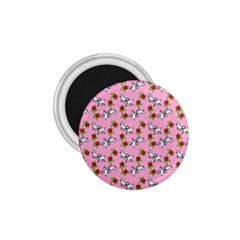 Lamb Pattern Pink 1 75  Magnets by snowwhitegirl