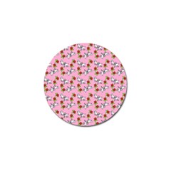 Lamb Pattern Pink Golf Ball Marker (4 Pack) by snowwhitegirl