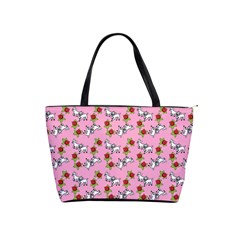 Lamb Pattern Pink Classic Shoulder Handbag by snowwhitegirl