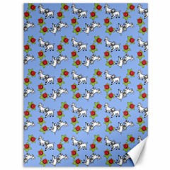 Lamb Pattern Blue Canvas 36  X 48  by snowwhitegirl