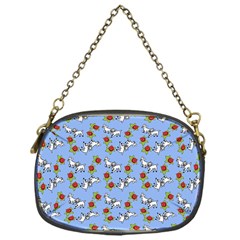 Lamb Pattern Blue Chain Purse (one Side) by snowwhitegirl