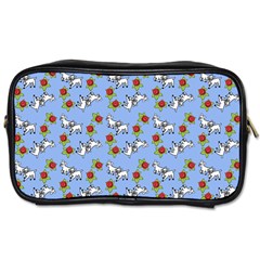 Lamb Pattern Blue Toiletries Bag (two Sides) by snowwhitegirl