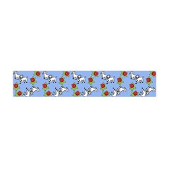 Lamb Pattern Blue Flano Scarf (mini) by snowwhitegirl