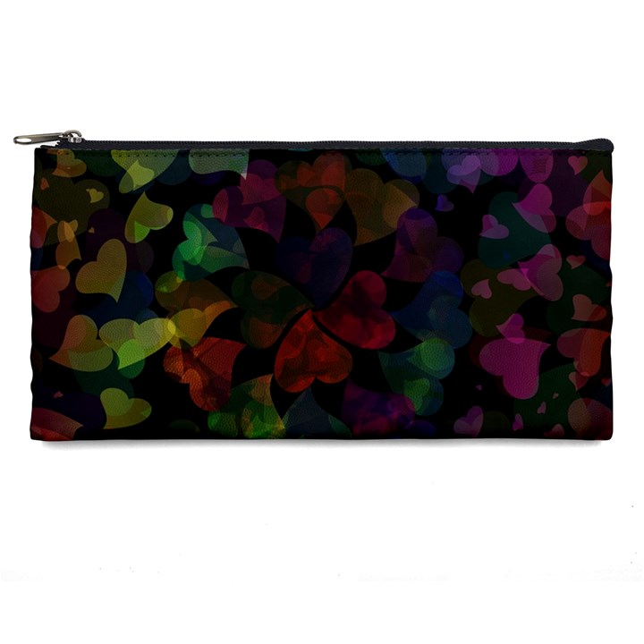 Falling Hearts  Pencil Cases