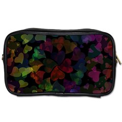 Falling Hearts  Toiletries Bag (one Side) by LoolyElzayat