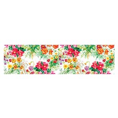 Summer flowers Satin Scarf (Oblong)