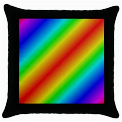 Background Diagonal Refraction Throw Pillow Case (black) by Sudhe