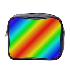 Background Diagonal Refraction Mini Toiletries Bag (two Sides) by Sudhe