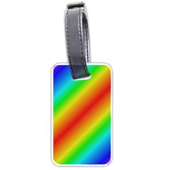 Background Diagonal Refraction Luggage Tags (one Side)  by Sudhe